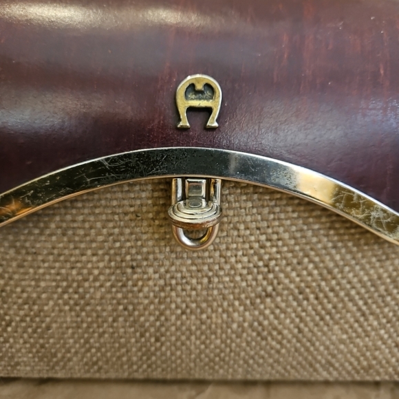 Etienne Aigner Handmade Vintage Turnlock Bag, Purse - Picture 7 of 16